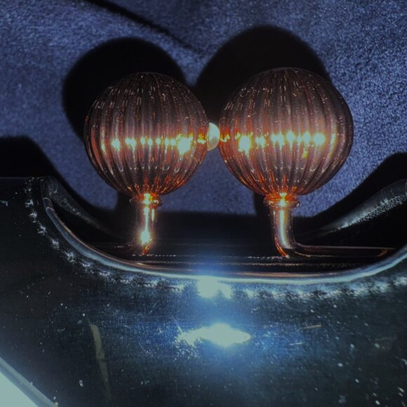 Ted Baker of London Black Patent Leather Rose Gold Kiss-Lock Wallet NWT - Picture 9 of 12